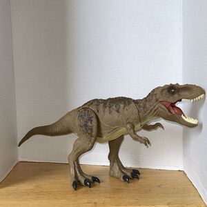Mattel Jurassic World T. Rex Dinosaur Toy with Sound & Movement 22 Inches Works